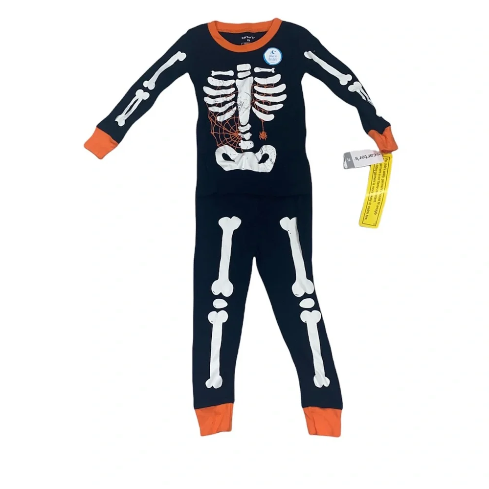 Glow in the dark Halloween pajamas